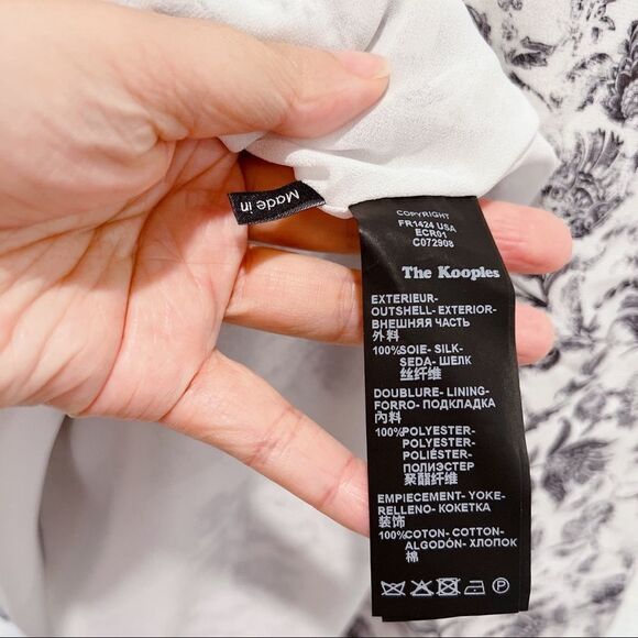 The Kooples 100% silk floral mini dress - Picture 9 of 10